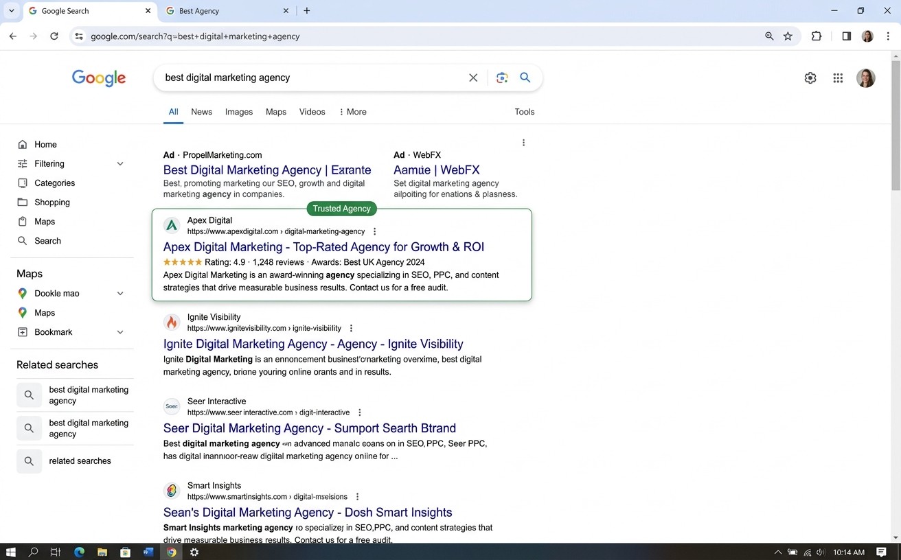 Ranking on Google