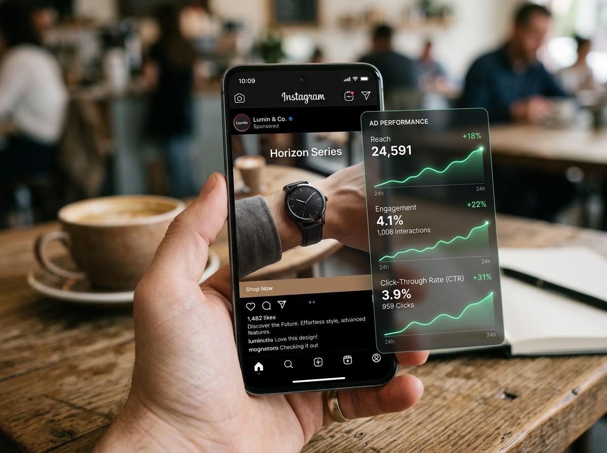 Instagram ad preview